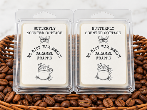 Caramel Frappe No Wick Wax Melts by Butterfly Scented Cottage