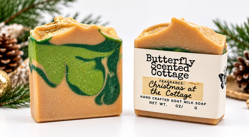 Christmas at the Cottage handcrafted goat milk soap