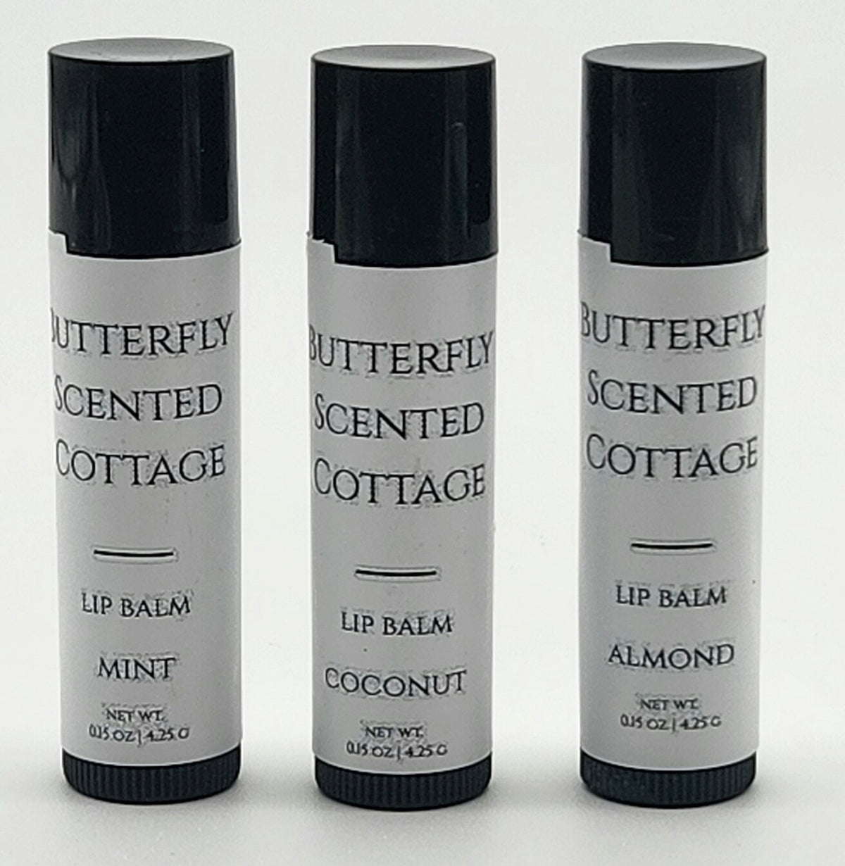 Cottage Lip Balm in Mint, Coconut, and Almond