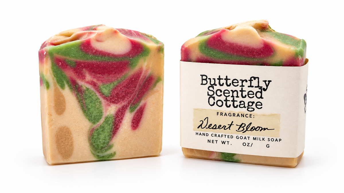 Desert Bloom handcrafted goat milk soap