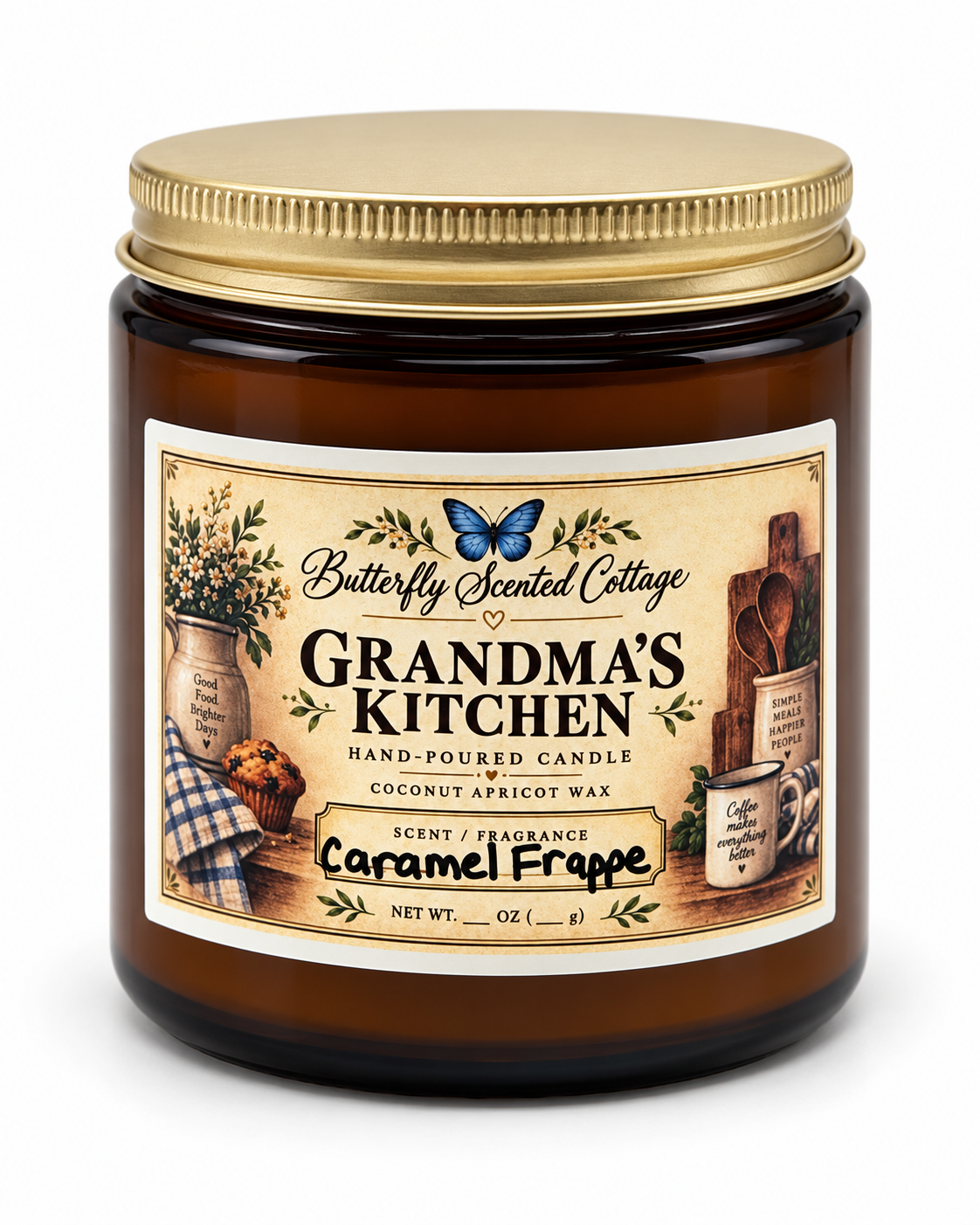Caramel Frappe candle from The Four Seasons Cottage