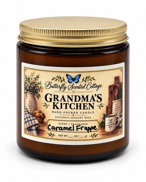 Caramel Frappe candle from The Four Seasons Cottage