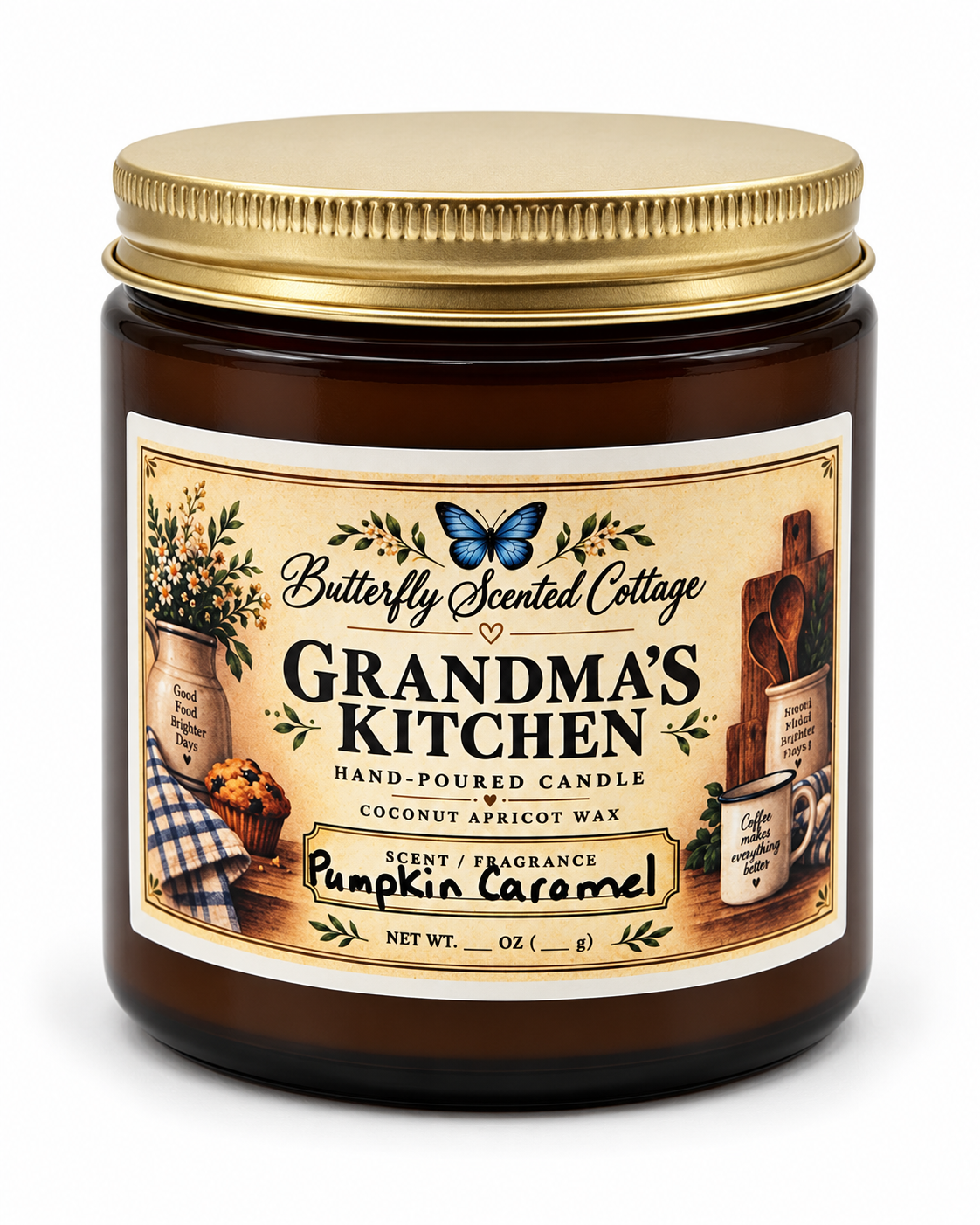 Pumpkin Caramel candle from The Four Seasons Cottage