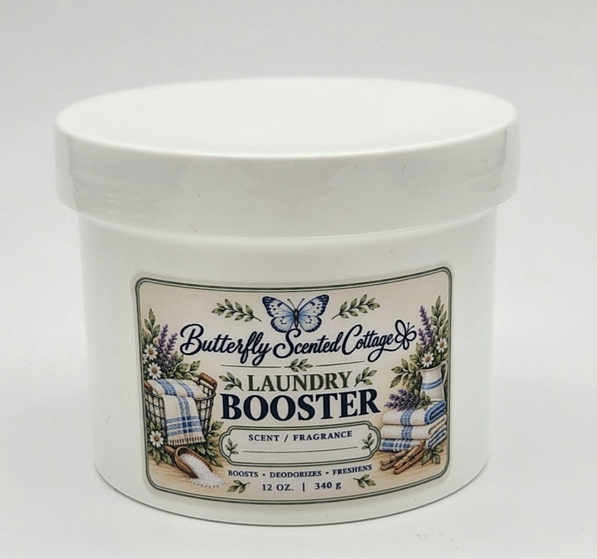 Butterfly Scented Cottage Laundry Booster, 12 oz