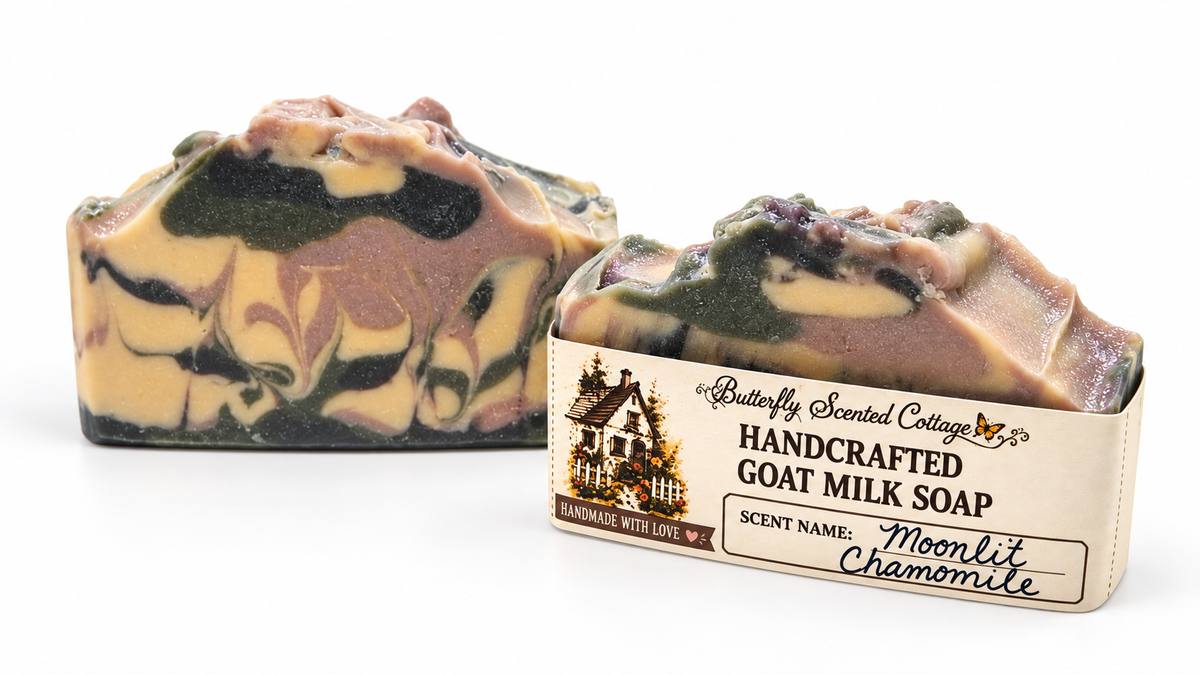 Moonlit Chamomile goat milk soap - Cottage Seconds