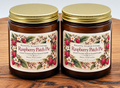 Raspberry Patch Pie luxury coconut apricot scented candle by Butterfly Scented Cottage