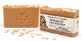 Whipped Oat & Honey handcrafted goat milk soap with oatmeal flakes